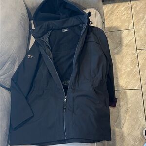 Black Women's Hooded Jacket